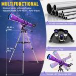 HETEKAN 90mm Beginner Telescope with Accessories
