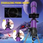 HETEKAN 90mm Beginner Telescope with Accessories