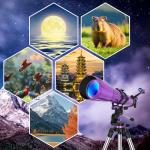 HETEKAN 90mm Beginner Telescope with Accessories