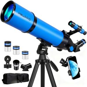 Hawkko 80mm Refractor Telescope for Beginners