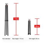 Adjustable AltAzimuth AZ base Telescope Mount /Aluminum Tripod Sturdy Extendable