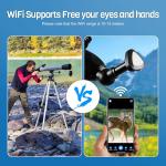 2MP WiFi Telescope Camera with 1080P Video