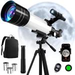 70mm Refractor Telescope for Beginners with Accessories