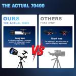 70mm Refractor Telescope for Beginners with Accessories