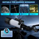 70mm Refractor Telescope for Beginners with Accessories