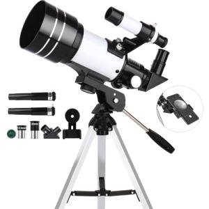 70mm Refractor Telescope for Beginners with Tripod