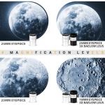 High-Powered Telescope for Moon and Star Gazing