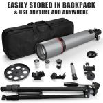 High-Powered Telescope for Moon and Star Gazing