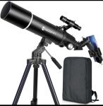 80mm Refractor Telescope for Beginner Astronomy