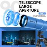Dianfan High-Power 90mm Travel Telescope for Beginners