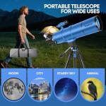 Dianfan High-Power 90mm Travel Telescope for Beginners