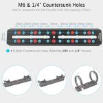 YUEOCT Vixen Style Telescope Dovetail Mounting Plate