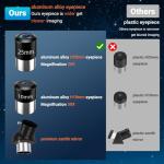 FAMIROSA 90mm Refractor Telescope with Phone Adapter