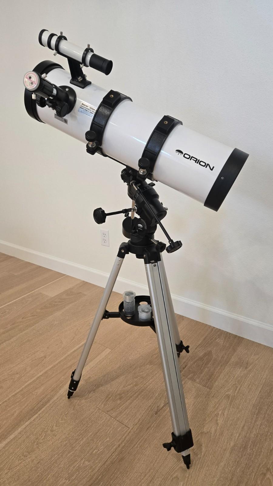 Orion Observer 134mm EQ Reflector Telescope Set