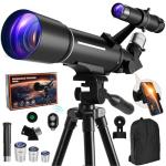 70mm Refractor Telescope for Beginners and Kids
