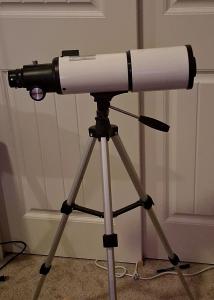 HEXEUM 80mm Refractor Telescope with Tripod and Accessories