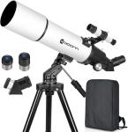 80mm Refractor Telescope for Easy Stargazing