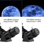 80mm Refractor Telescope for Easy Stargazing