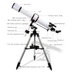 Skyoptikst 90mm F/10 EQ Refractor Telescope