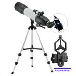 500x 80mm HD Refractor Telescope for Beginners