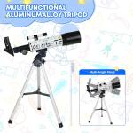50mm Portable Beginner Refractor Telescope with Tripod