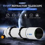 SVBONY SV48P 102mm Refractor Telescope with Double Speed Focuser