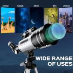 150X High-Powered Portable Telescope for Stargazing