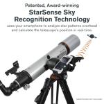 Celestron 102mm Refractor Telescope with StarSense App