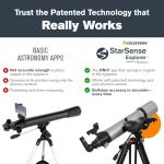 Celestron 102mm Refractor Telescope with StarSense App
