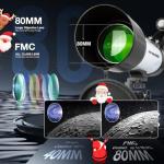 80mm Refractor Telescope for Astrophotography Beginners