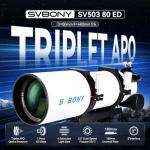 SVBONY SV550 80mm APO Refractor Telescope