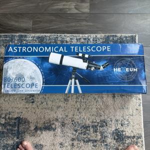 80mm Aperture Telescope - Portable, Easy Set Up