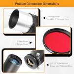 Astromania Deluxe Telescope Eyepiece and Filter Kit