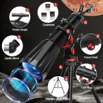 High-Powered 90mm Beginner Telescope for Planets