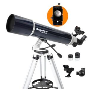 Celestron Omni AZ 102 Refractor Telescope 2 Eyepieces Starry Night Free APP ✅✅✅✅
