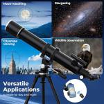 FAMIROSA 90mm Refractor Telescope for Astronomy