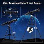 FAMIROSA 90mm Refractor Telescope for Astronomy