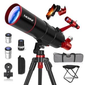 90mm Refractor Telescope with Tripod and Phone Adapter