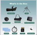 4K Smart Digital Telescope with Dual Screens