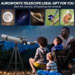 High-Powered 90mm Refractor Telescope for Adults