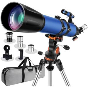Uonol High-Powered 90mm Refractor Telescope for Beginners