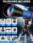 Uonol High-Powered 90mm Refractor Telescope for Beginners