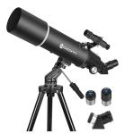 80mm 600mm Refractor Telescope for Astronomy