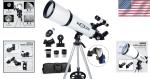 80mm Refracting Telescope with Essential Accessories