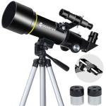 Beginner's 70mm Travel Telescope for Kids and Adults