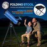 High-Power 90mm Aperture Refractor Telescope for Adults