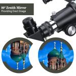 Beginner's 70mm Travel Telescope for Kids and Adults