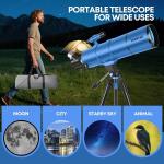High-Power 90mm Aperture Refractor Telescope for Adults