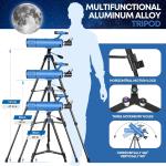 High-Power 90mm Aperture Refractor Telescope for Adults