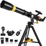 90mm Aperture Telescope with Wireless Remote & Phone Adapter